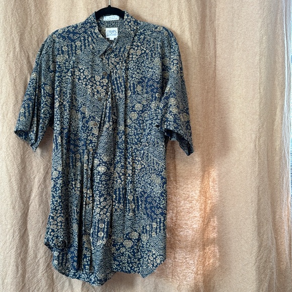Vintage Chaps Ralph Lauren Paisley Button Up Summer Shirt - Picture 5 of 5